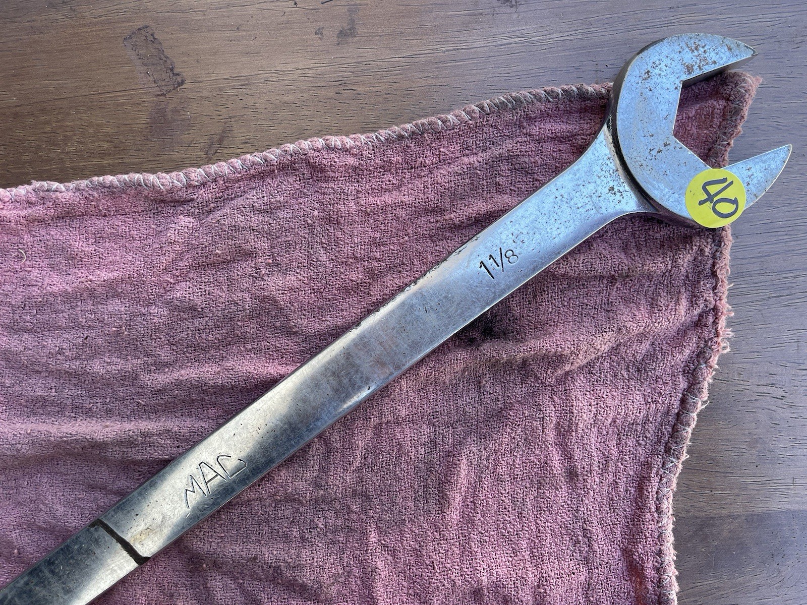 MAC Tools CL36, 1-1/8in. 12pt Combination Wrench, 17in., USA Made CL 36