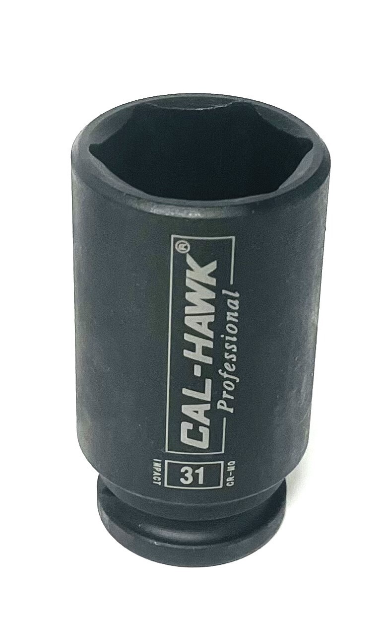 31MM x 1/2″ Dr Deep Impact Socket 6-Point, Made of CR-MO and Taiwan, BSSM431