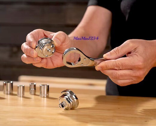 KOBALT 4-in-1 Palm Ratchet Wrench Handle Set 1/4″ & 3/8″ Drive 5062986 Fast Ship