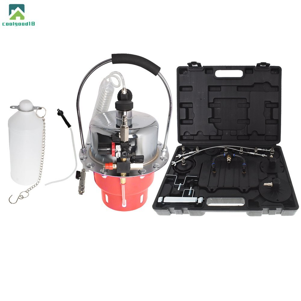 Brake ＆ Clutch Bleeder Valve System Kit Portable Pneumatic Air Pressure Kit