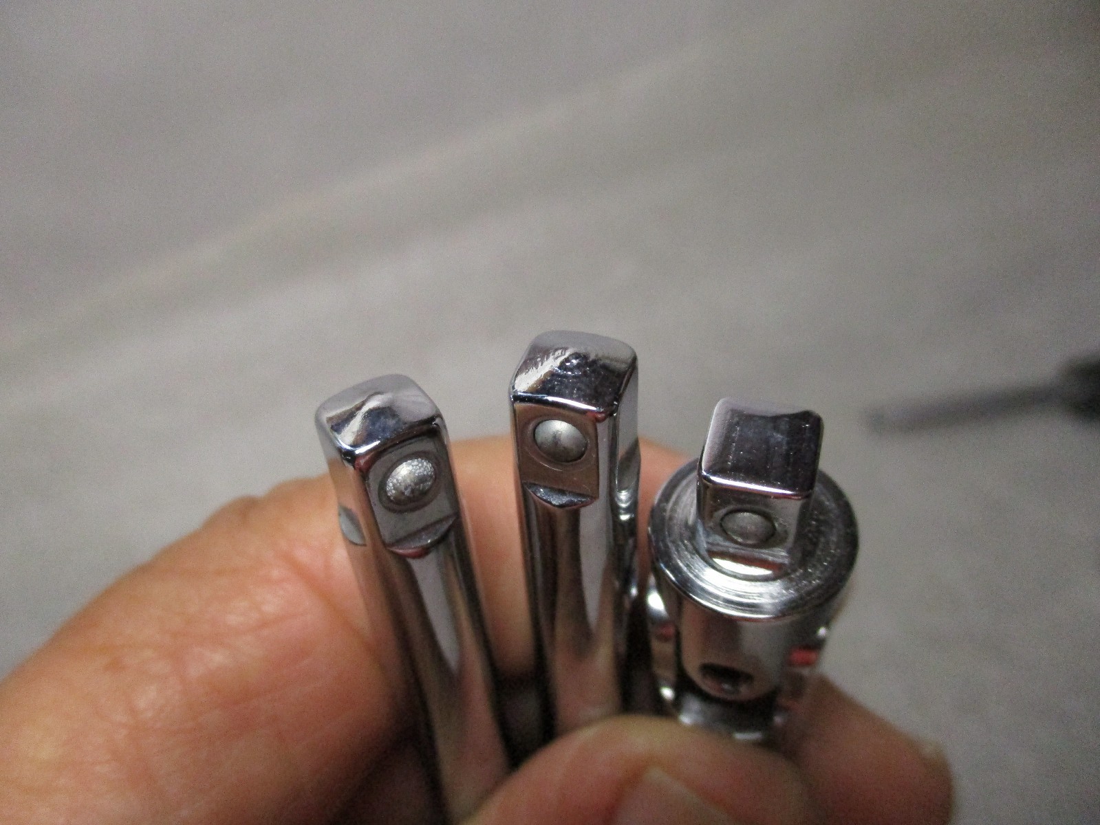Mint! Vintage Easco 1/4” Drive Set: Ratchet, Spinner, Extensions Universal USA