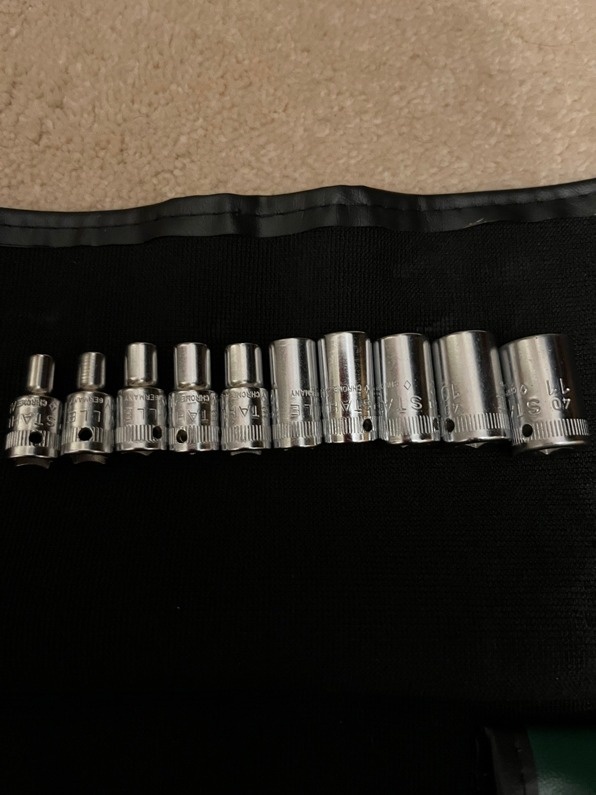 Stahlwille (Germany) small tool kit in roll