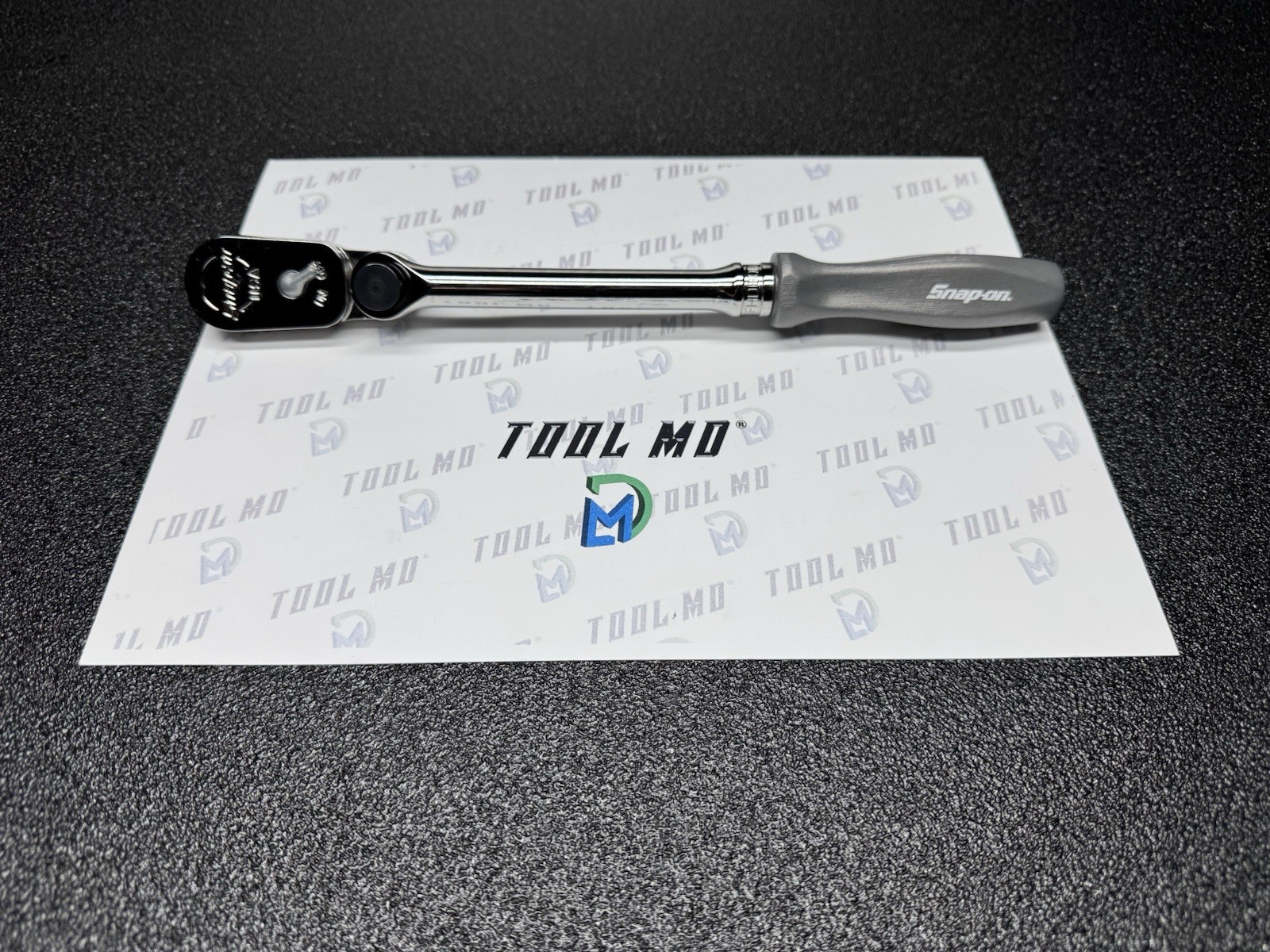 Snap-on Tools DARK TITANIUM 3/8″ Drive Hard Grip Multi-Position Ratchet FHD80MP