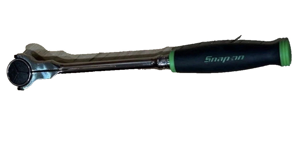 Snap-on Tools GREEN 3/8″ Drive Round Head Swivel Ratchet FHNF100G NEW USA