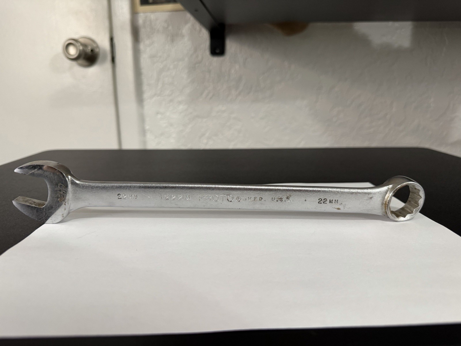 PROTO TOOLS USA 22mm Combination Wrench 1222M Metric Professional