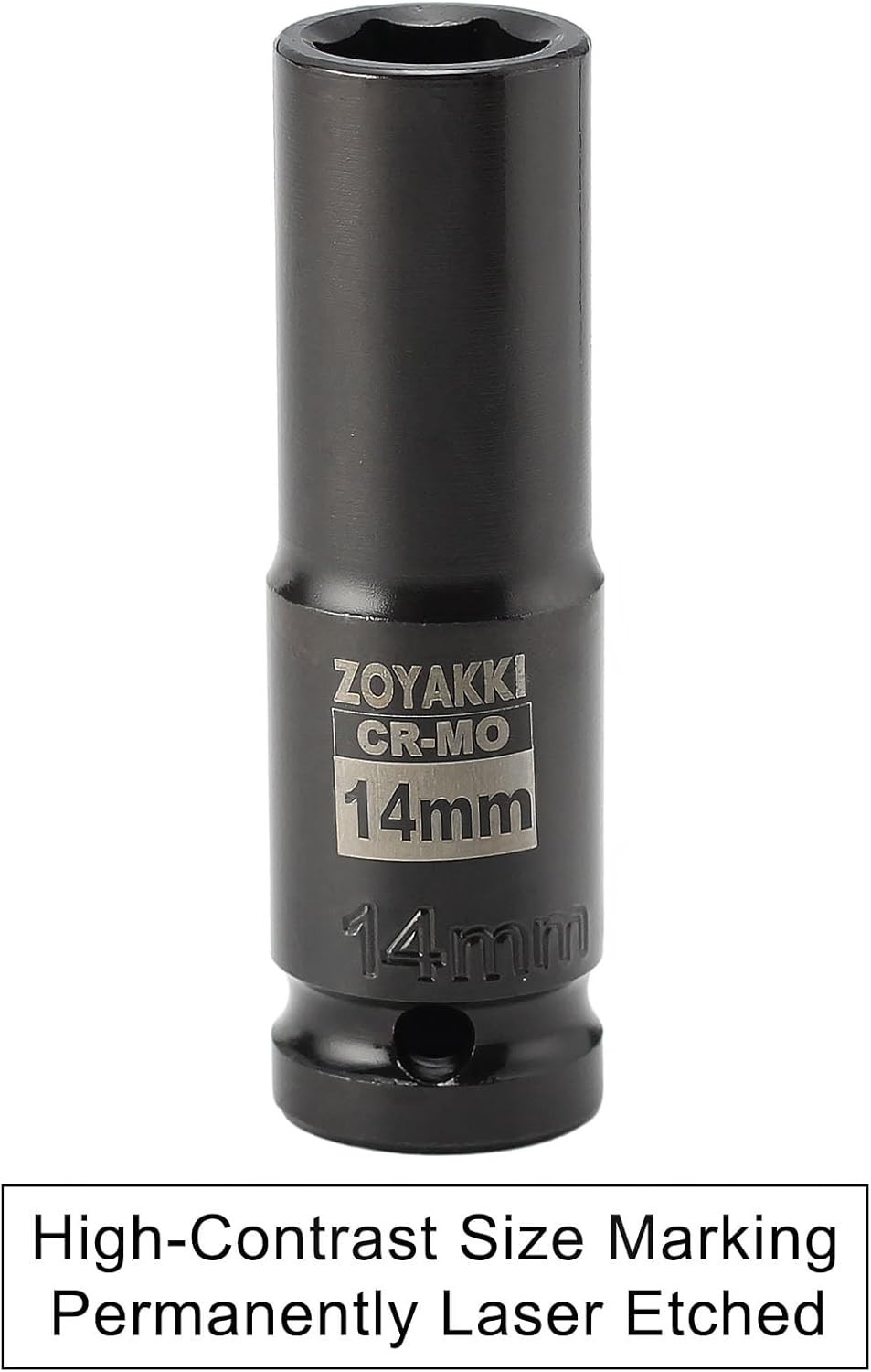 Hexagonal 1/2″ Drive 14mm Deep Socket – Chrome Moly Quality & Stability