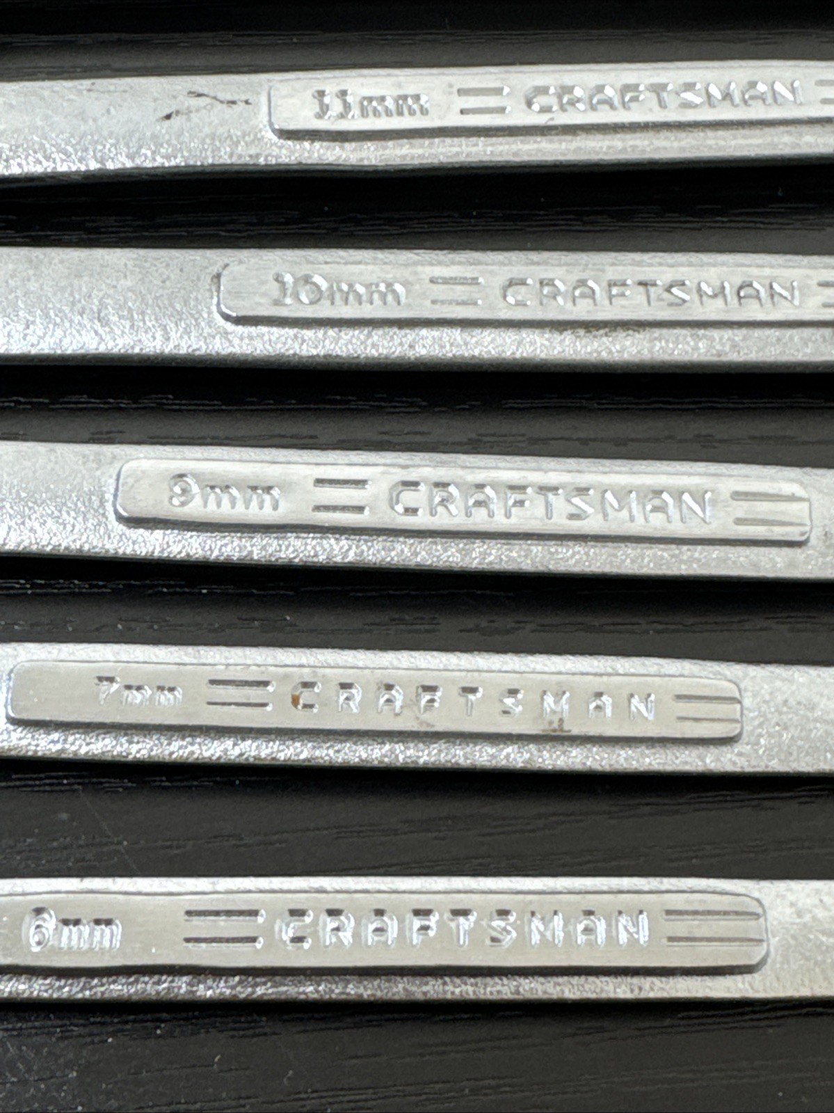 Craftsman USA V VV Metric Combination Wrench 11 Pc Set 12Pt 6mm Up To 17mm Read