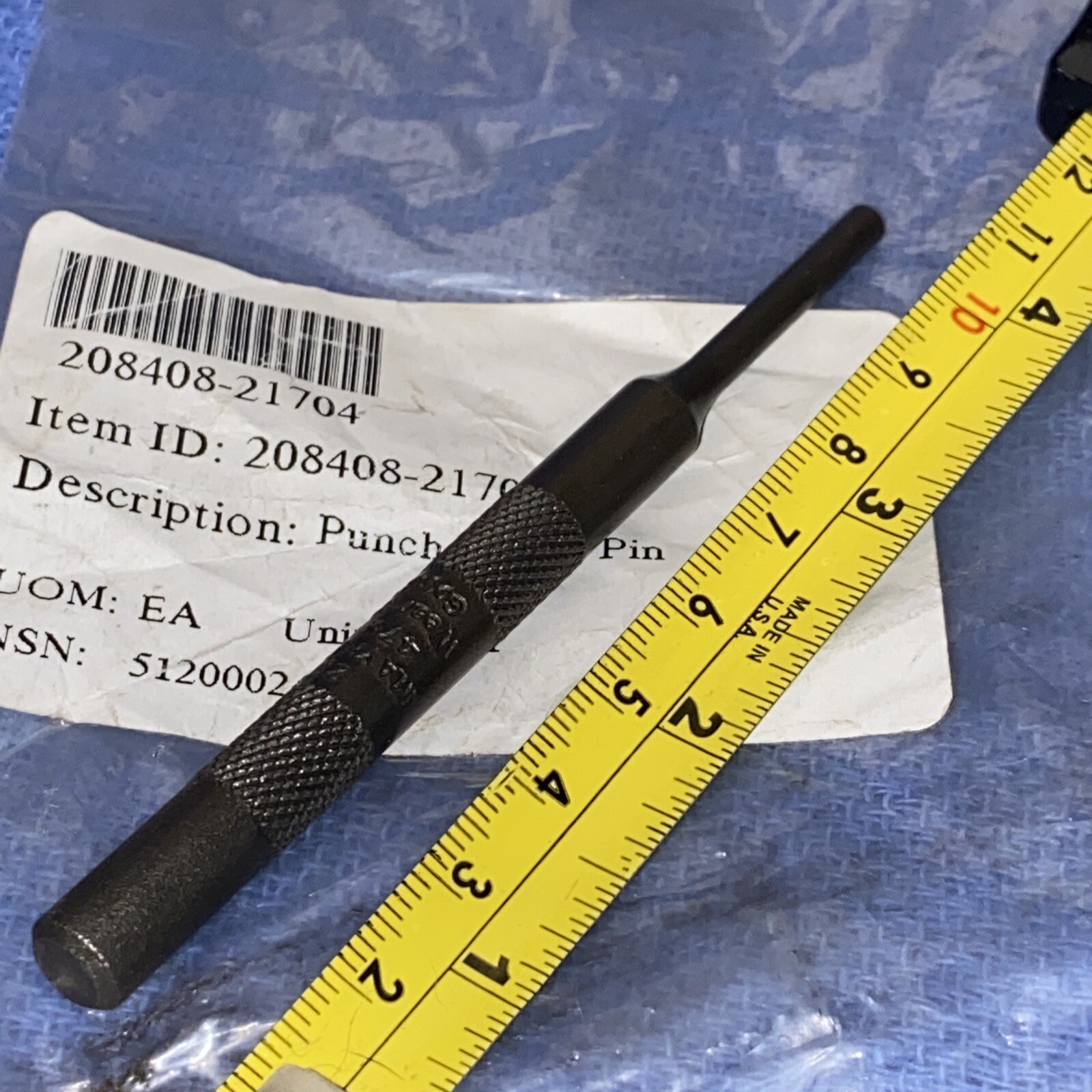 21740 MAYHEW 475 5/32 INCH Punch Pin Type NEW MADE IN USA GOVT SURP