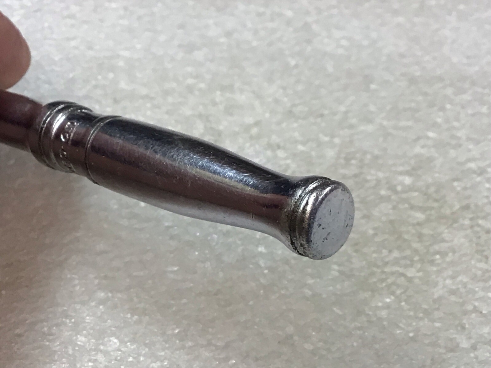 Snap-On#TM70B – 1/4” Dr., Chrome, 4.25” Long, Stubby Ratchet-USA🇺🇸🇺🇸-USA-