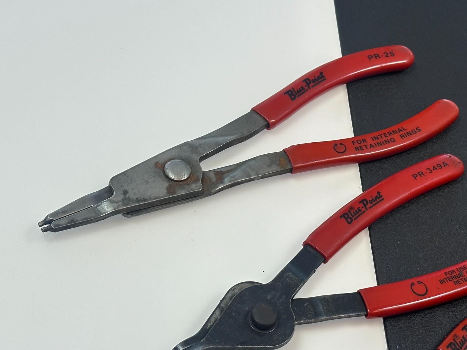 Blue Point Tools 4pc Snap Ring Retaining Pliers Set Lot, PR25 PR349A PR24A PR38