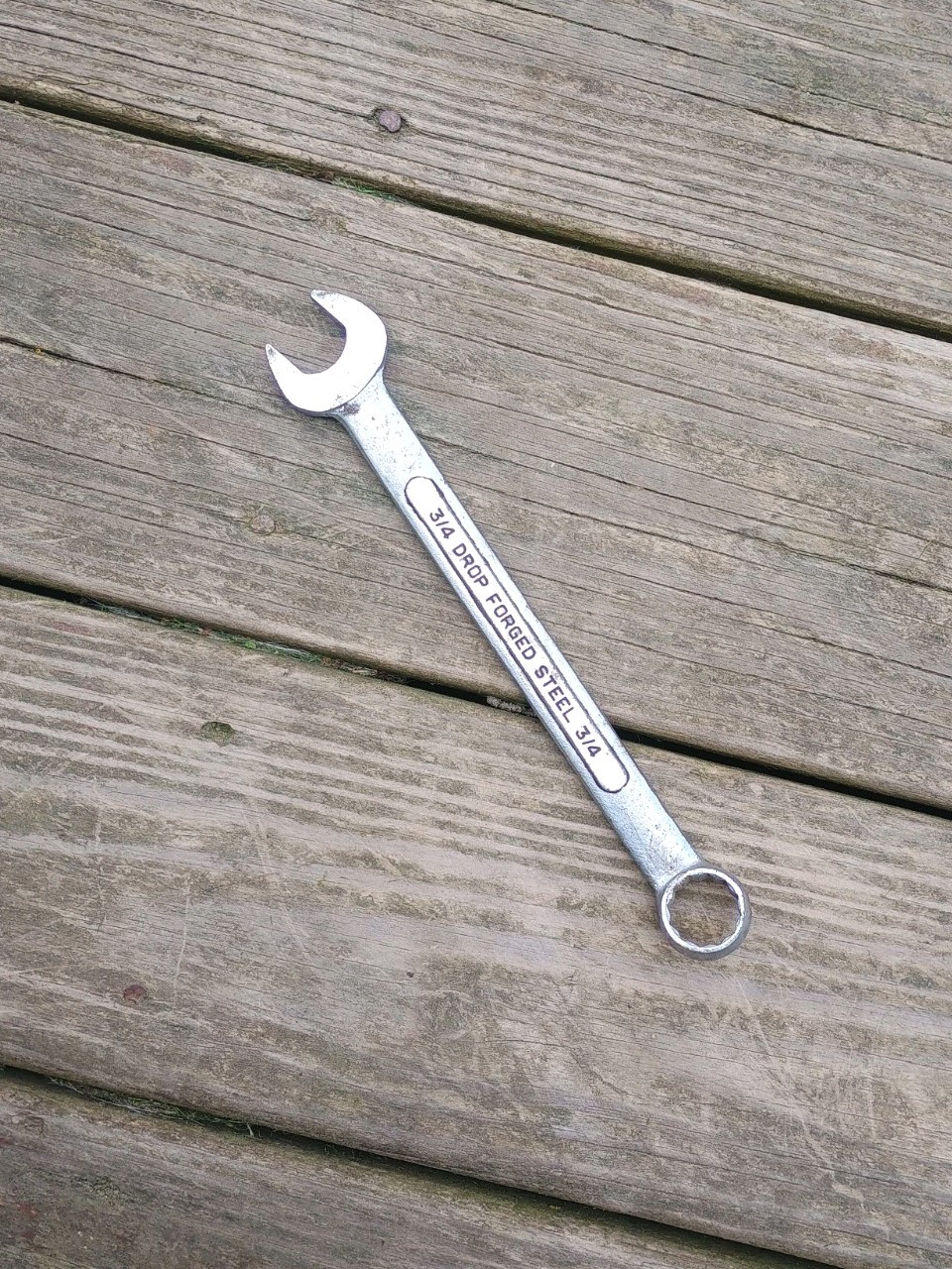 Vintage K Professional 3/4″ Combination Wrench Drop Forged Steel Brazil