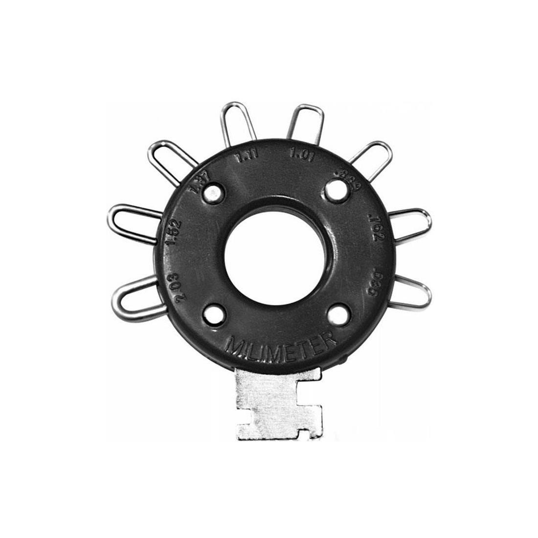 1 Spark Plug Gapper Gap Adjustment Tool with Metric Standard Inches