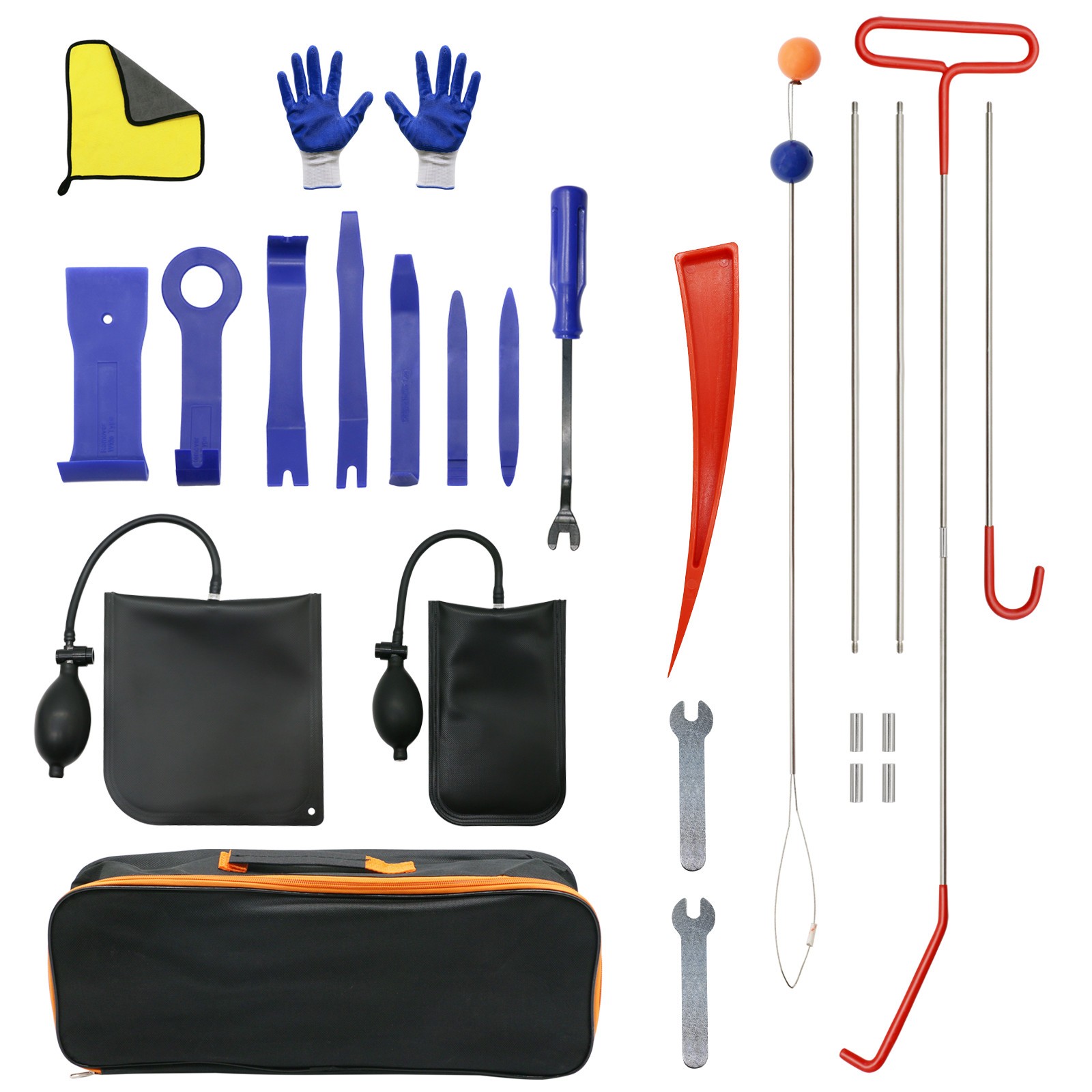 NEW Car Repair Tool Kit 27 PCS Professional Emergency Tool Kits with Carry Bag