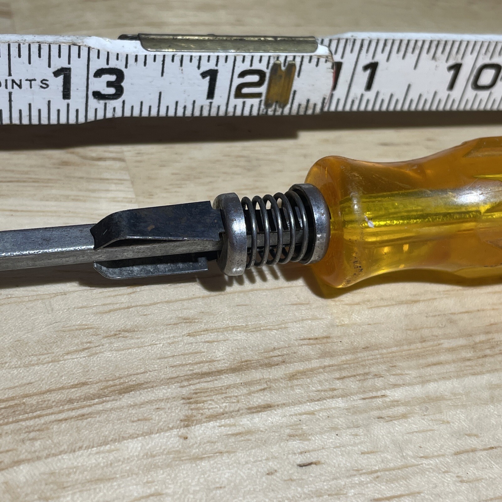 Vintage Crescent Flat Blade Screwdriver square shank MADE IN USA 248-4