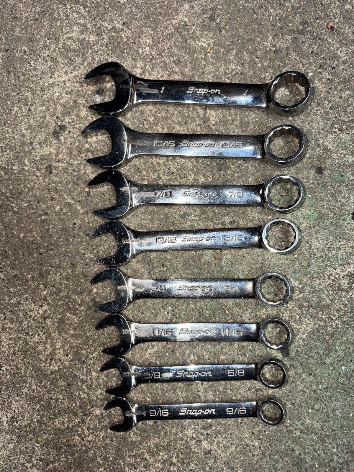Snap On Set De 8pc OEX B 9/16-5/8-11/16-3/4-13/16-7/8-15/16-1”