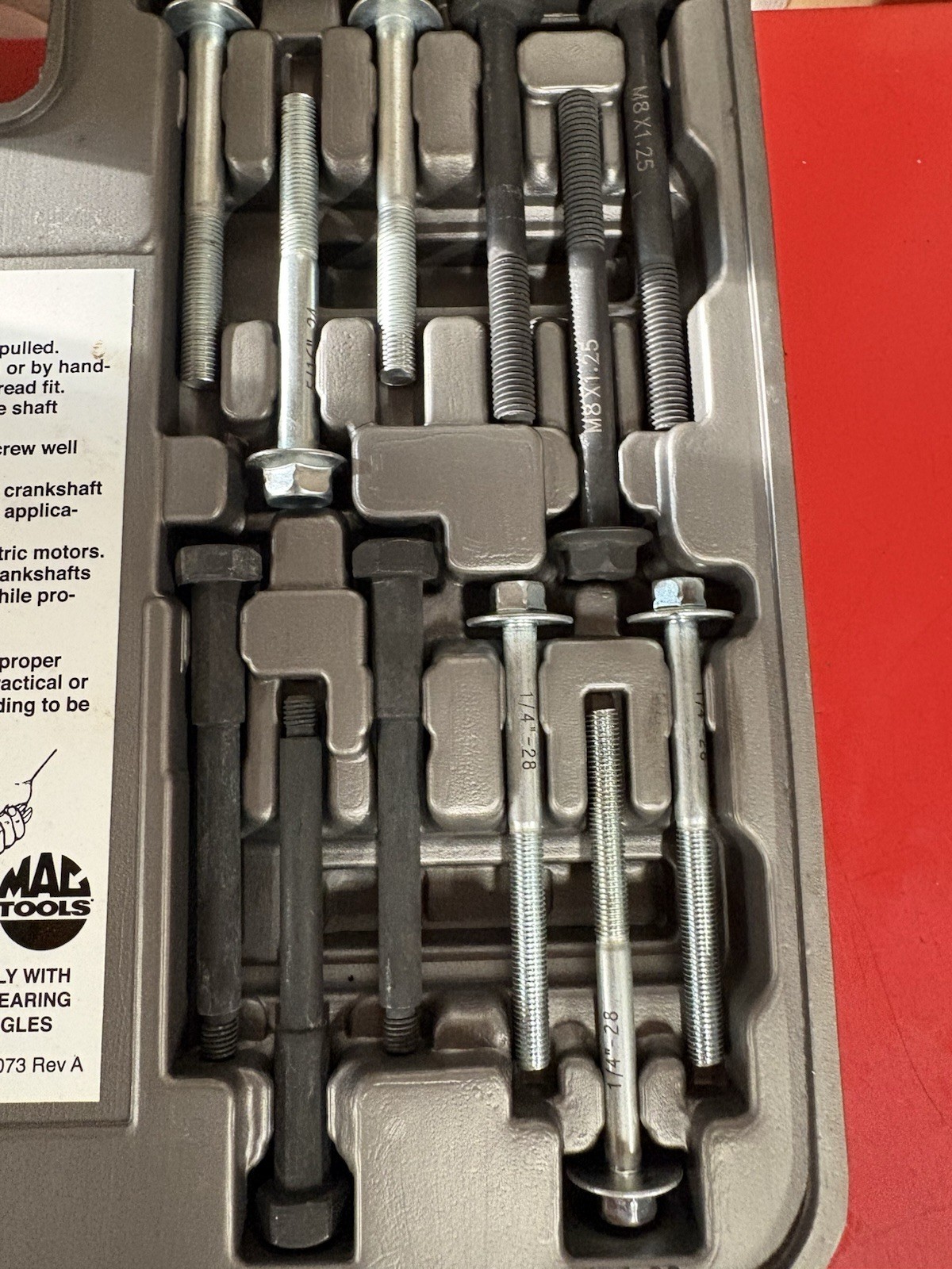 Mac Tools 43-PC. Deluxe Master Bolt Grip Set STP600