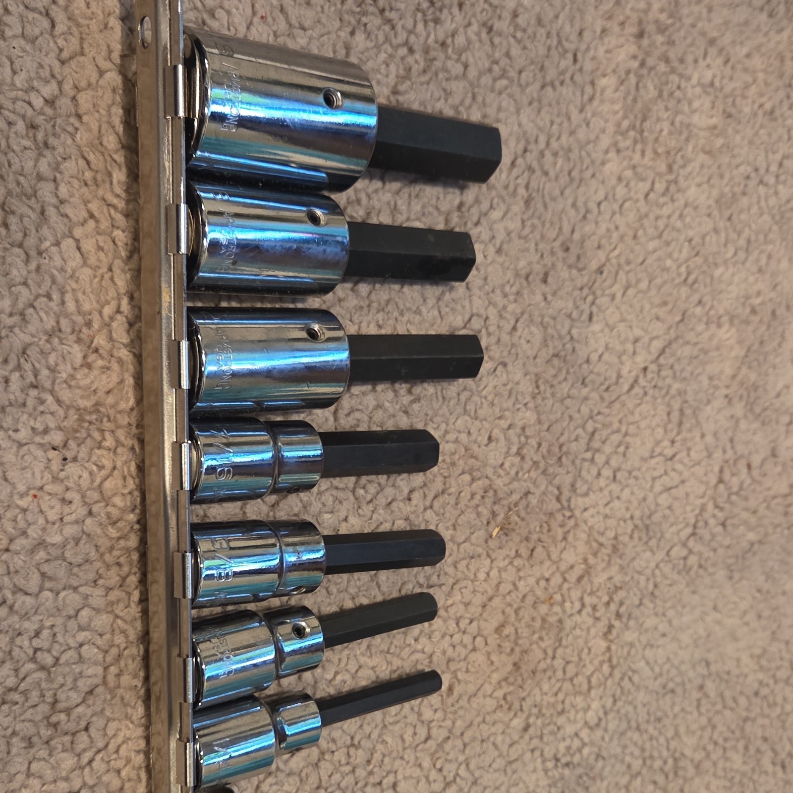 Armstrong Hex Bit Socket Set 7