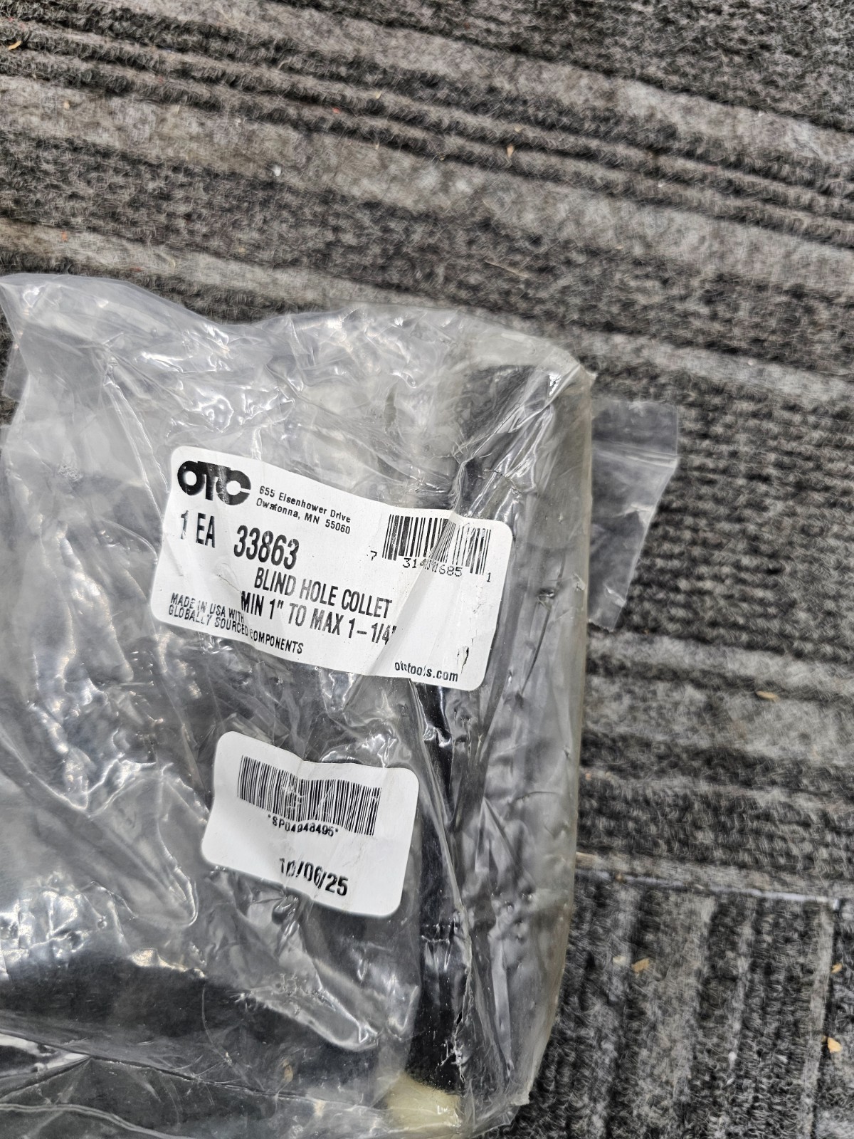 OTC 33863 Blind Hole Puller Collet, Min 1 inch to Max 1-1/4 Inch Collet Size