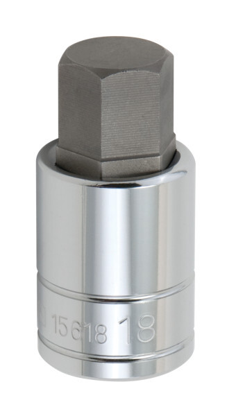 Titan 15618 1/2-Inch Drive x 18mm Hex Bit Socket – 18 mm