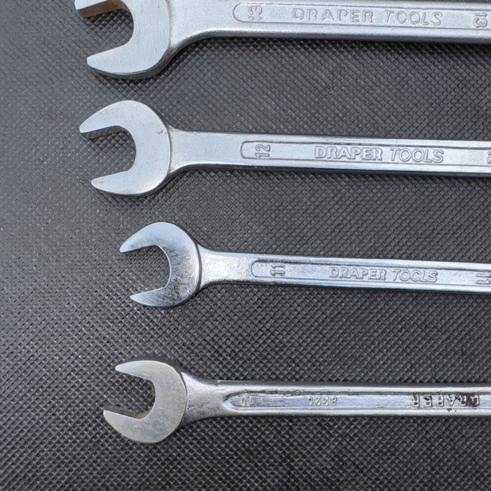 6 X Vintage Draper 17mm 14mm 13mm 12mm 11mm 10mm Combination Spanner