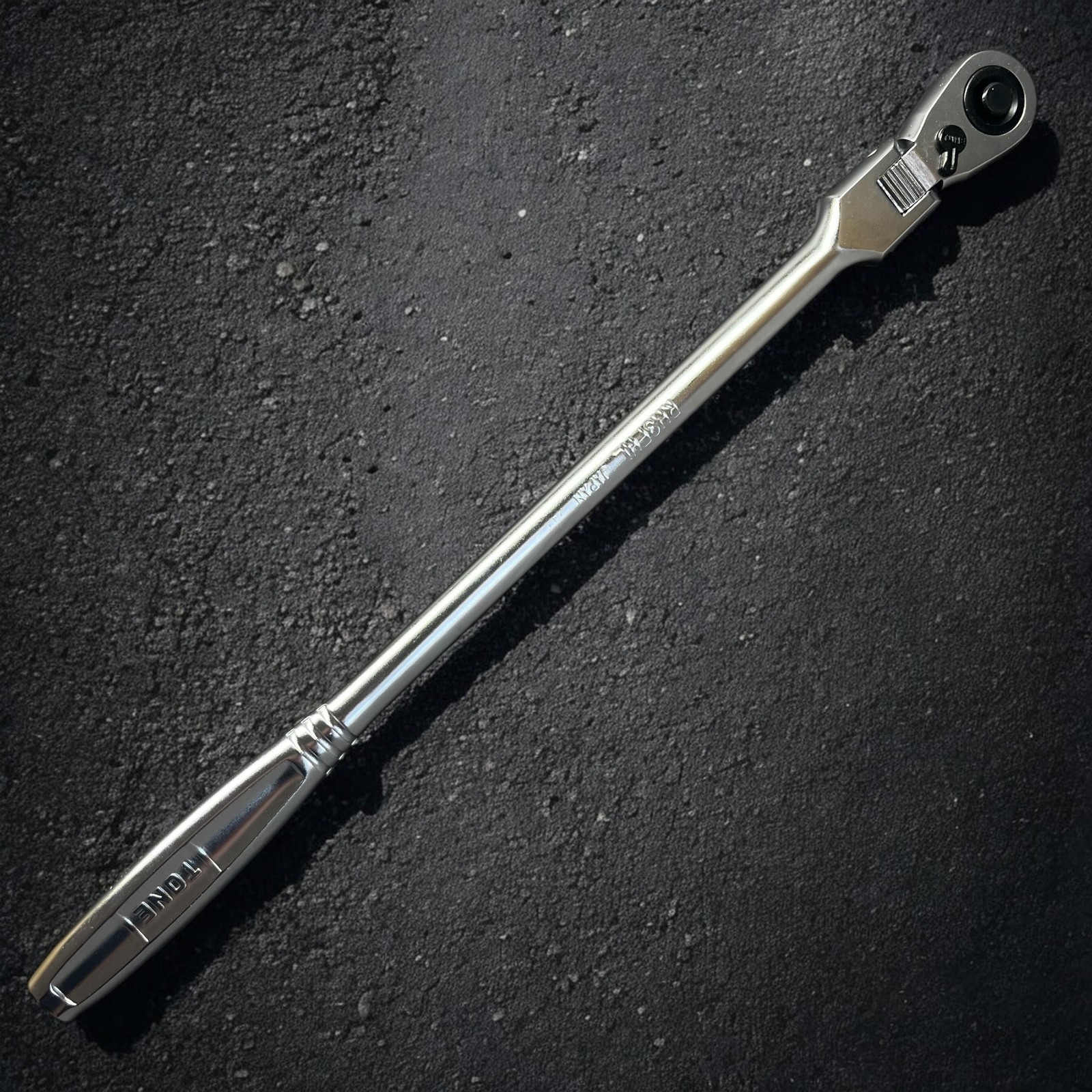 Tone RH3FHL 327mm Long 3/8″ drive flex head ratchet | Made in Japan | USA Seller