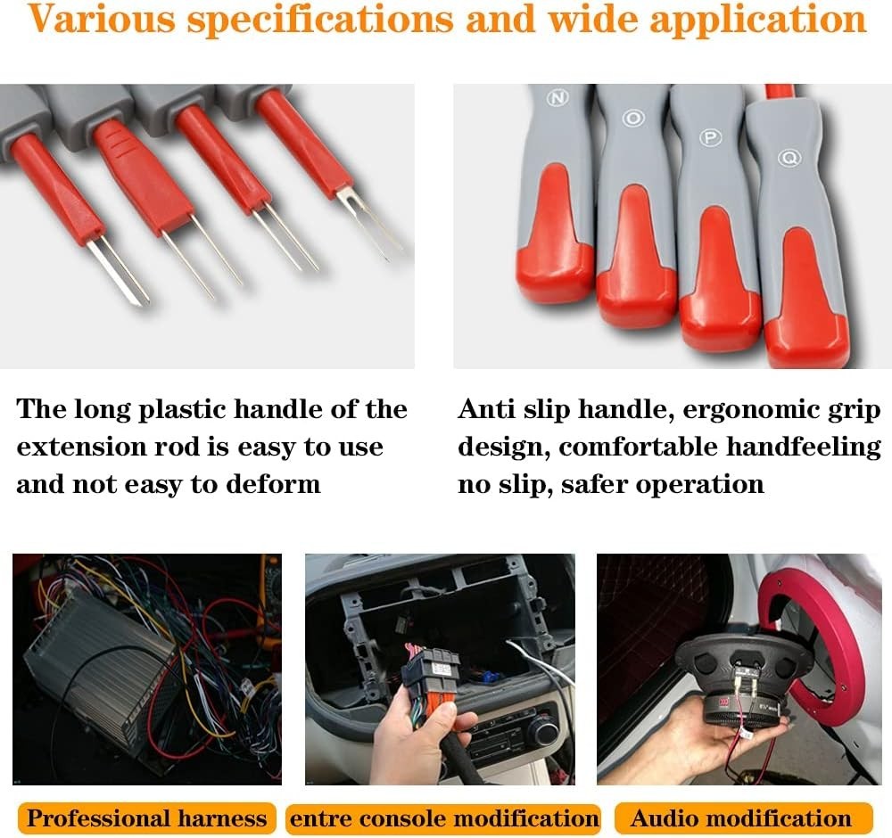 Organized 26PCS Wire Terminal Release Kit for Easy Identification and Use