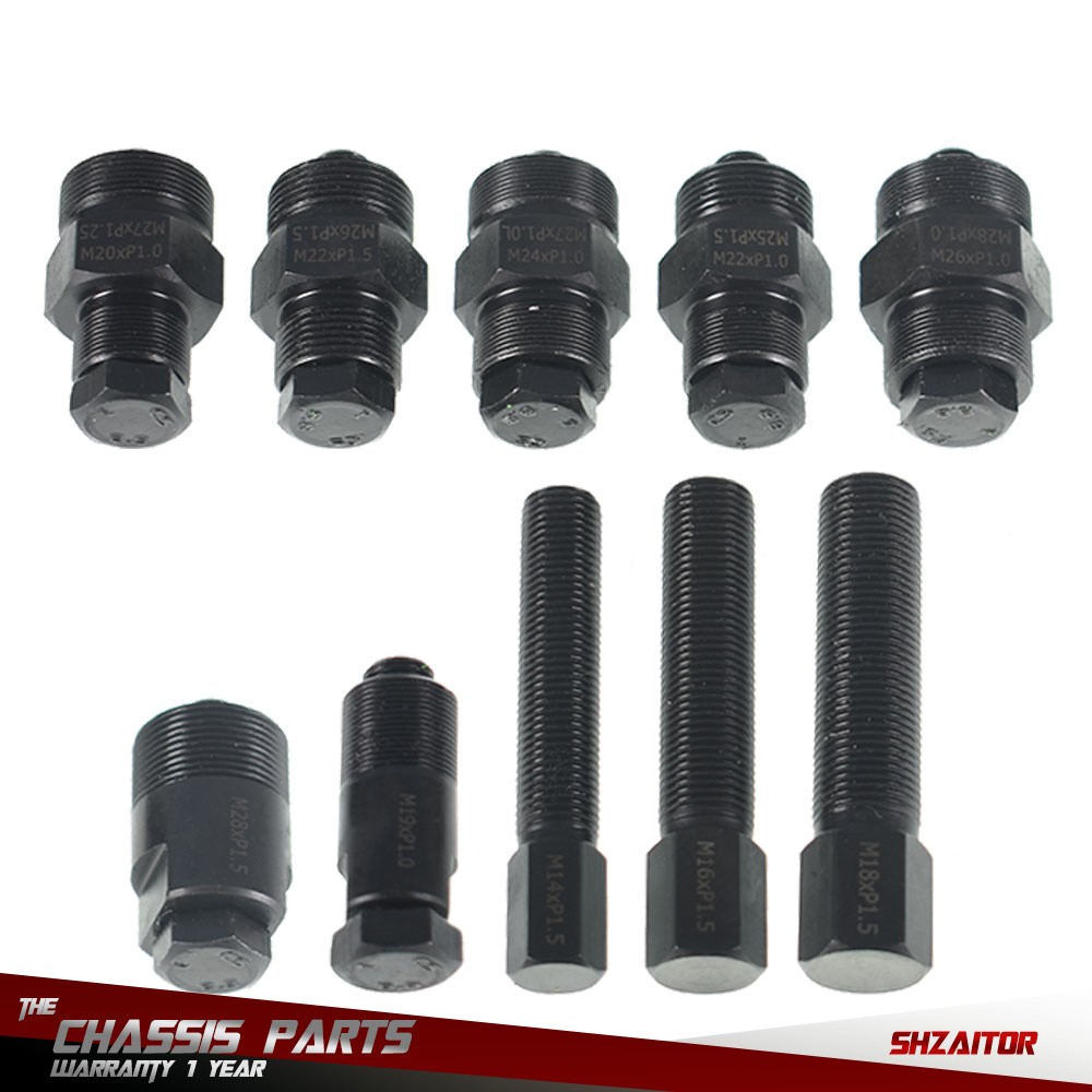 10 Pcs 15 Size Left Thread Motorcycle Flywheel Puller Tool Set For Dirt Bike