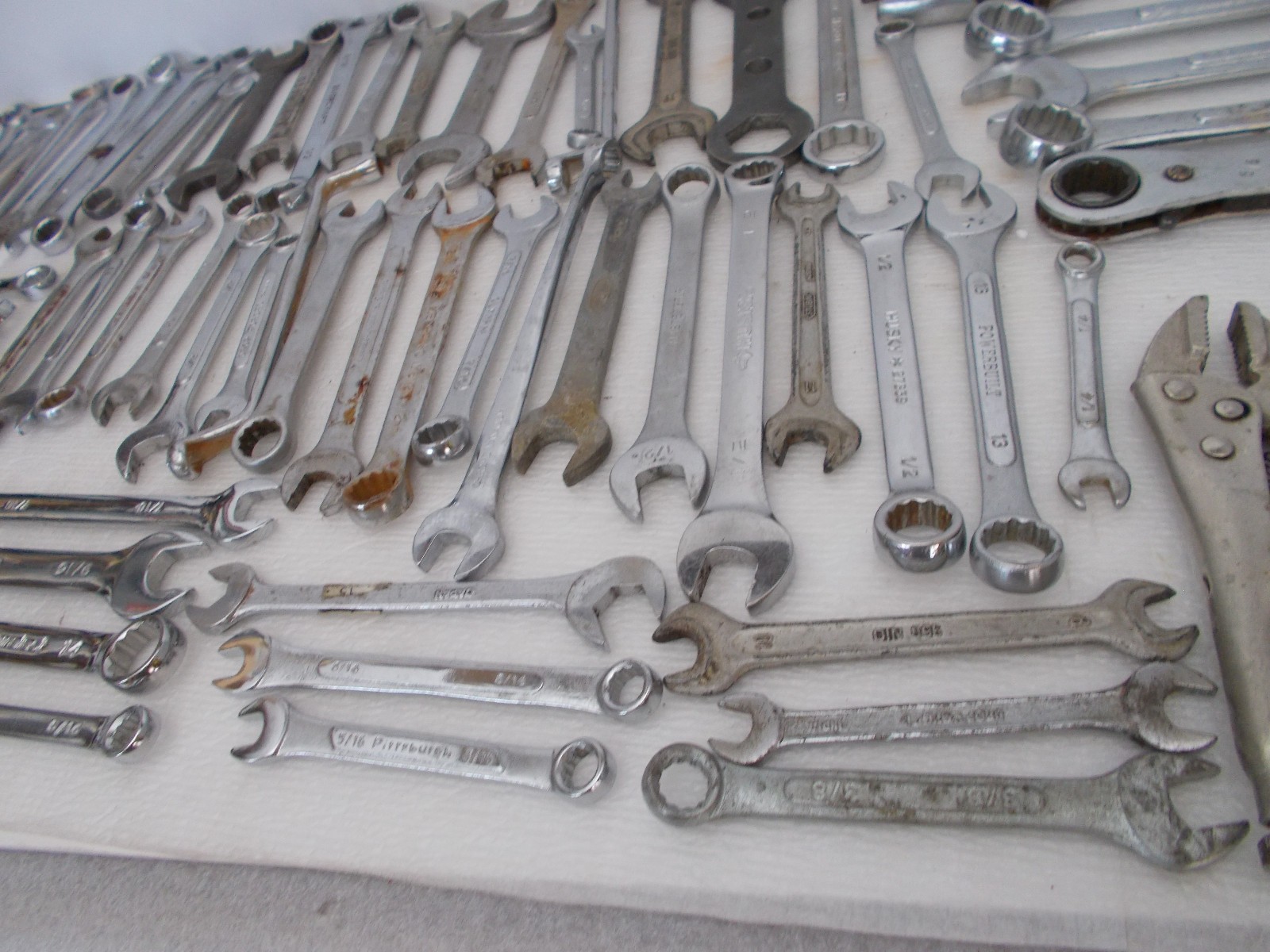 Large Lot of 70+ Misc/Random Wrenches Imports Flea Market Use All Good