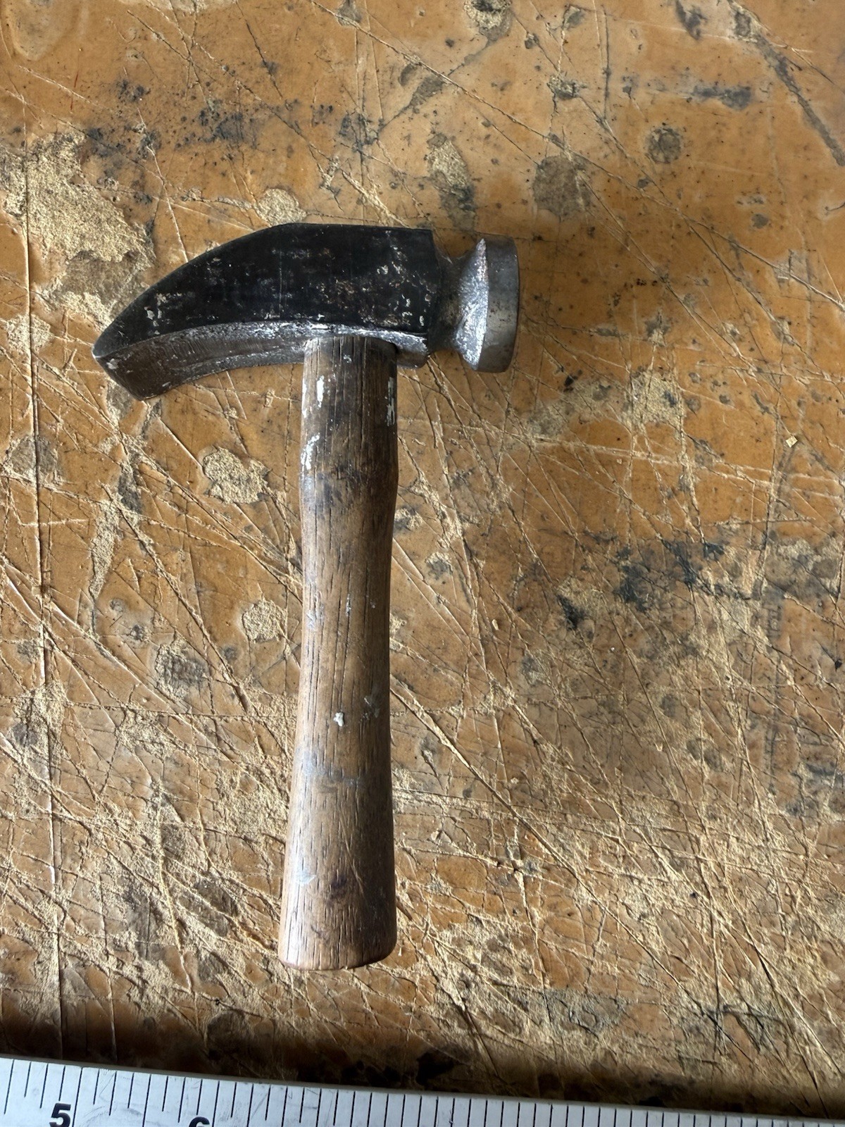 Tinsmith Coppersmith Raising Hammer Sheet Metal Forming Hammer Wood Handle