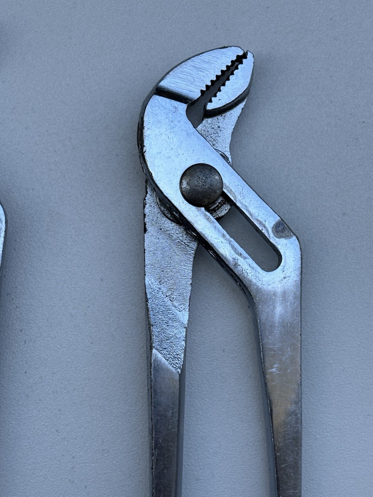 Lot of 2 Proto 243 10″ Adjustable Slip Joint Pliers Made in USA