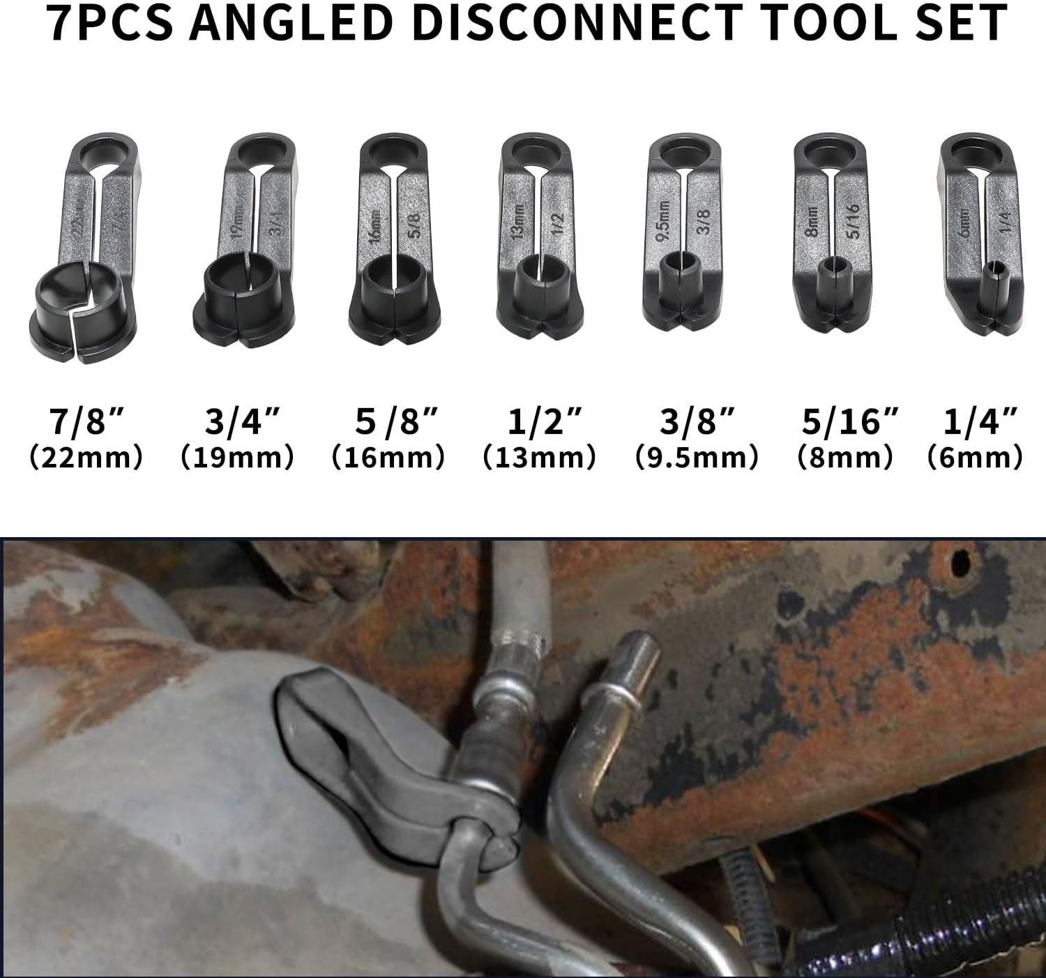Master Fuel Line Disconnect Tool Set – 29 Pieces for A/C and Transmission Lines