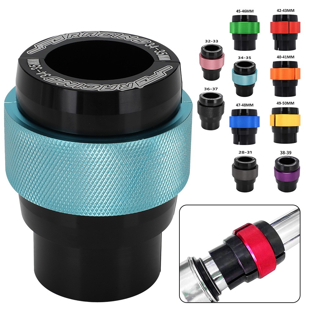 34mm-35mm Fork Oil Seal Driver Universal For CR CRF ECX RM RMZ Dirt Bike Cyan