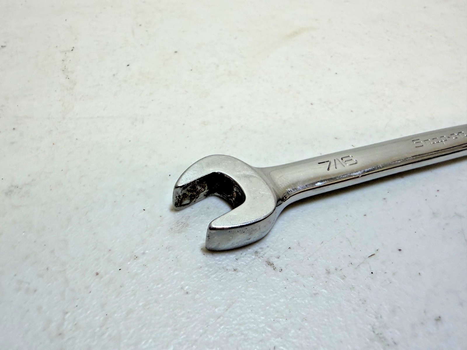 Snap On RXS14B SAE 7/16 Open End / Flare Nut Wrench Used Free Shipping