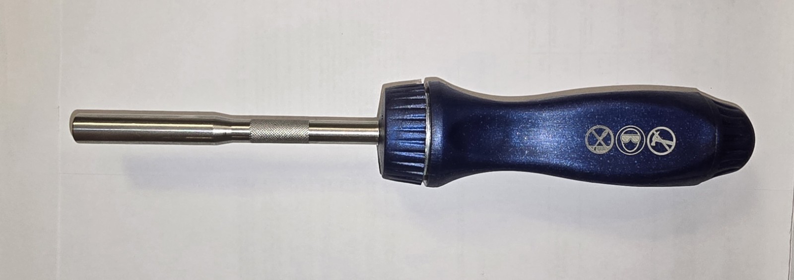 Snap-on Tools USA NEW POWER BLUE Ratcheting Screwdriver SSDMR4B BULK NO BITS/BOX
