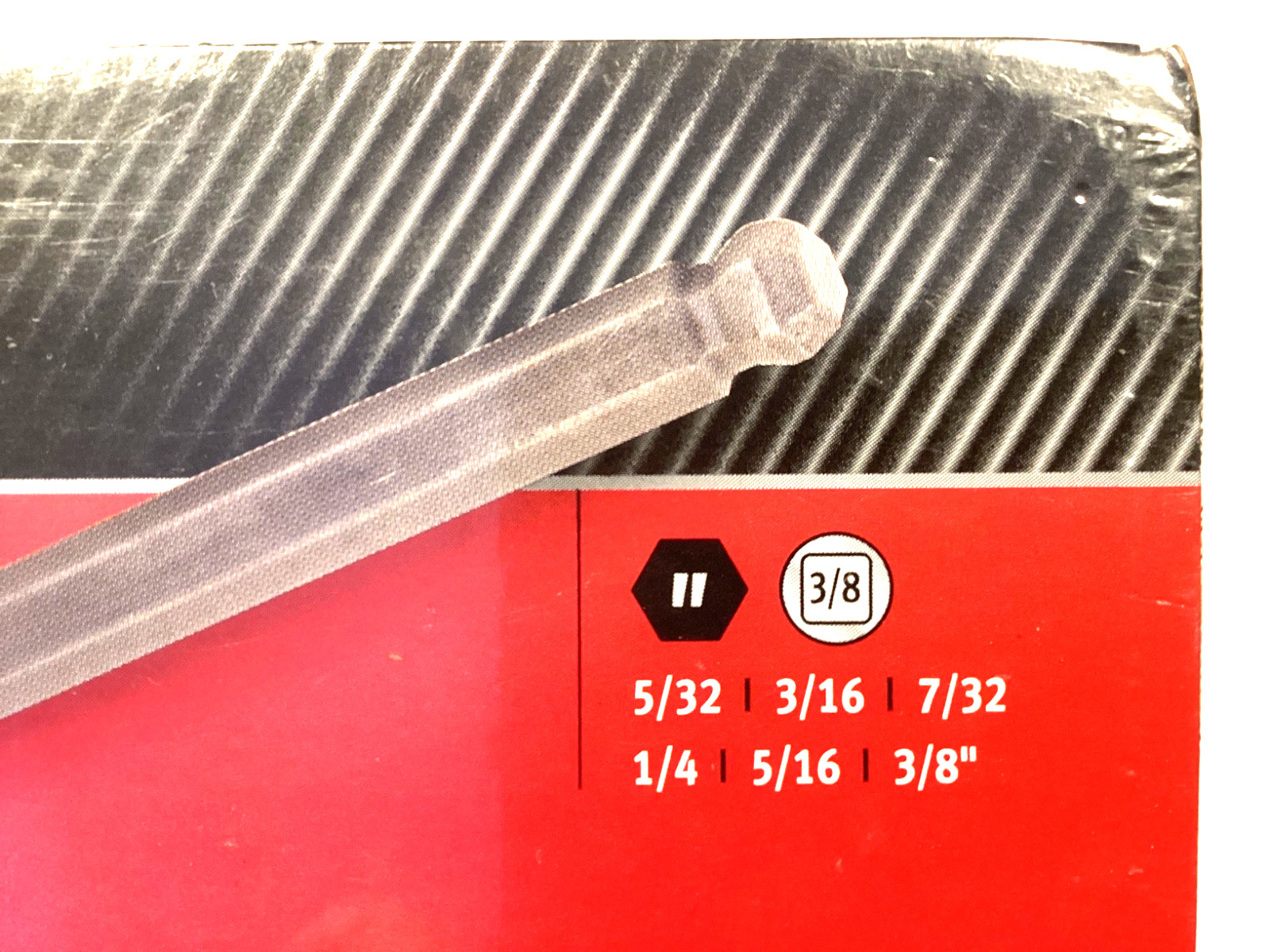 Snap On NEW 6 Piece 3/8” Drive SAE Long Ball Hex Bit Socket Set 206EFABL SEALED