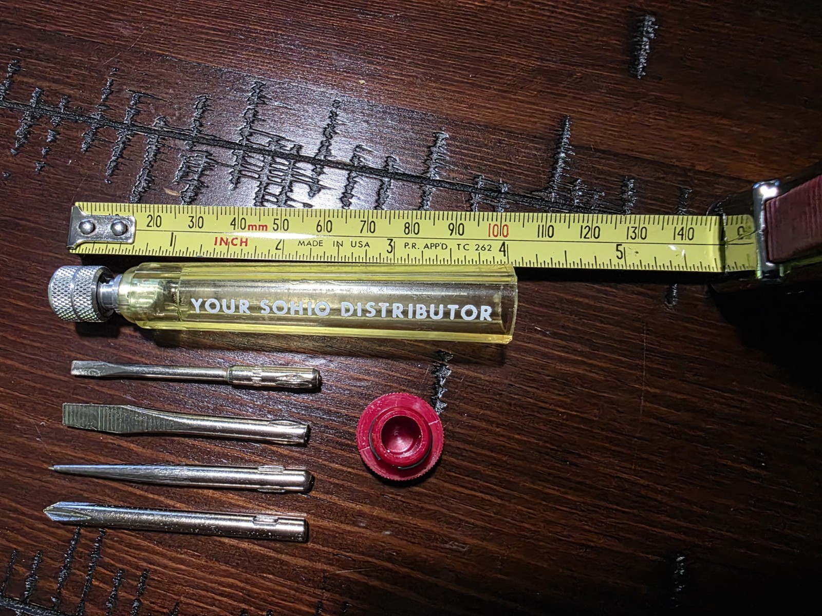YOUR SOHIO DISTRIBUTOR Dealer Promo Pocket Screwdriver Tool Set Gas Oil
