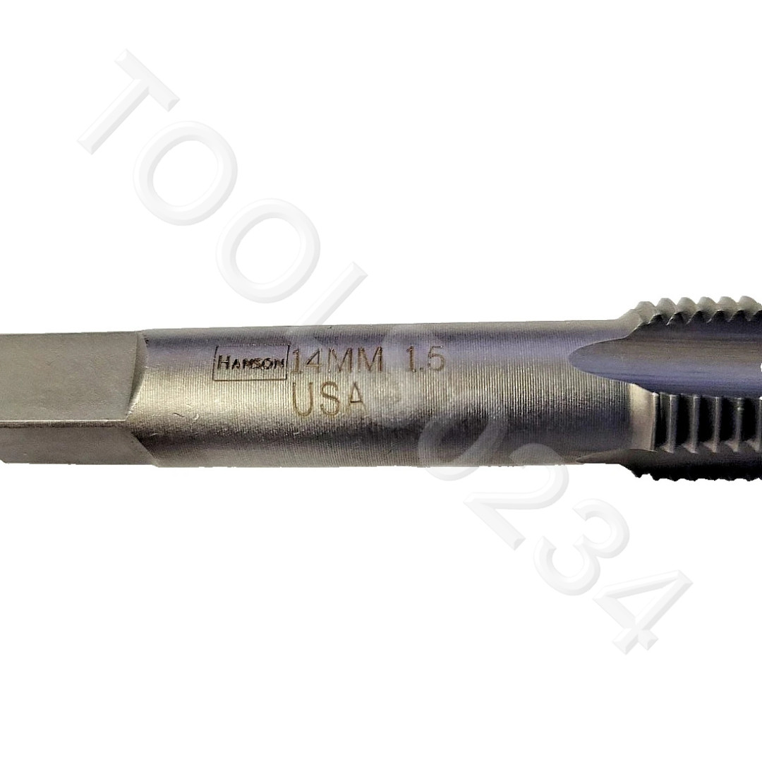 M14 X 1.50 Metric 14MM Carbon Steel Plug Tap 4FL Irwin 1750 USA 1.5 RH