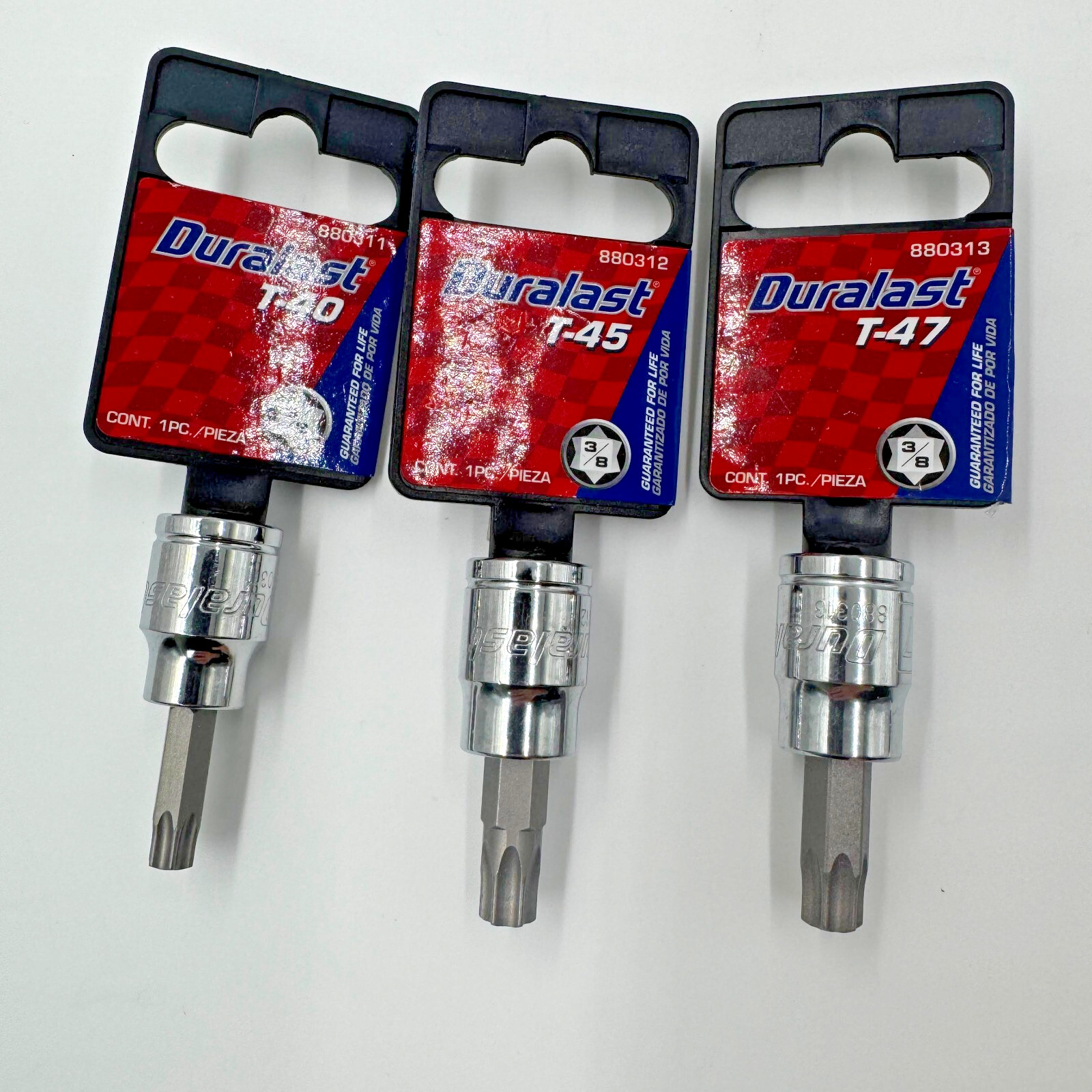Duralast Mixed Torx Bit Sockets 1/4″, 3/8″, 1/2″ Drive 14 pieces