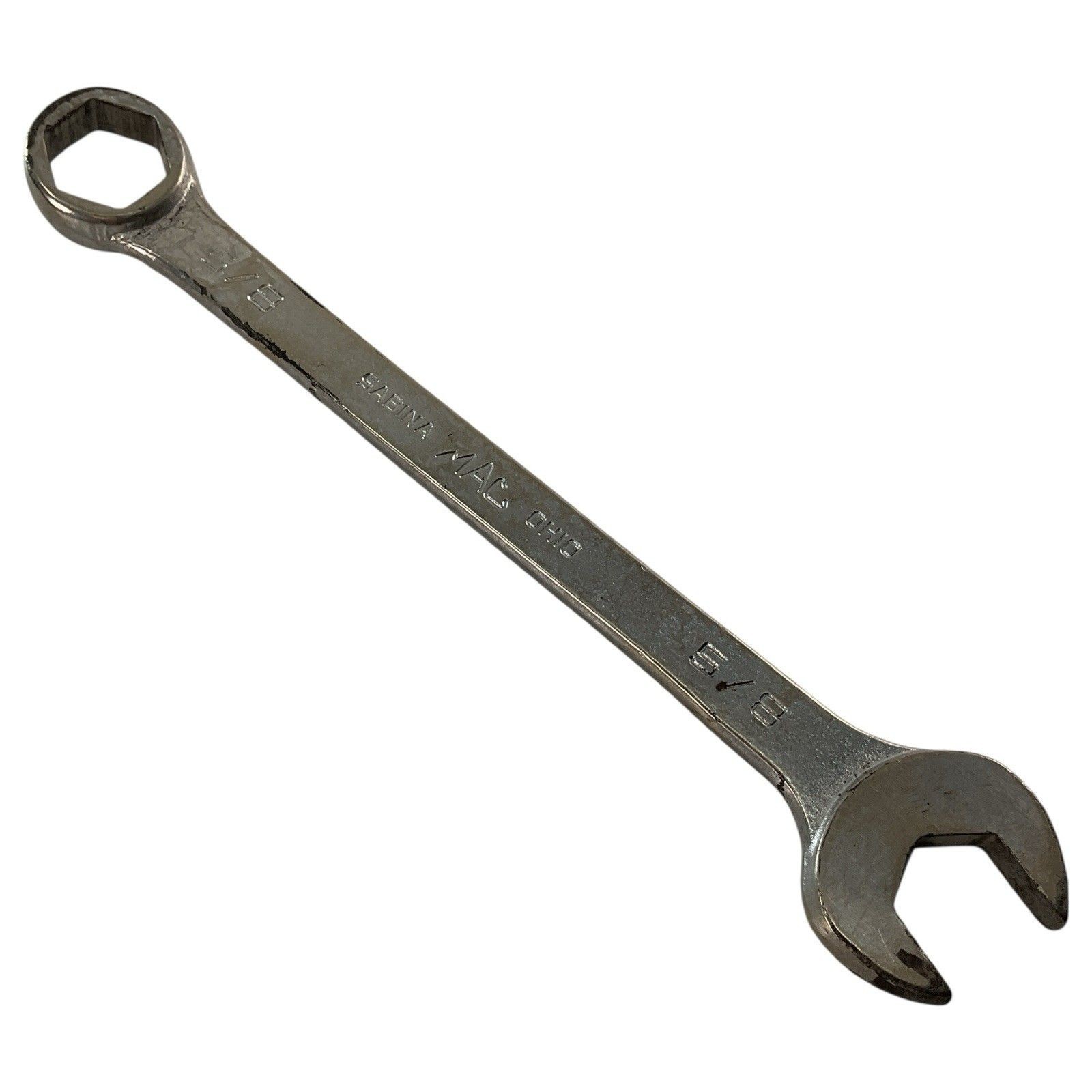 Mac Tools Combination Wrench CH20 5/8″ SAE 6pt Sabina USA Chrome Mechanic Tool
