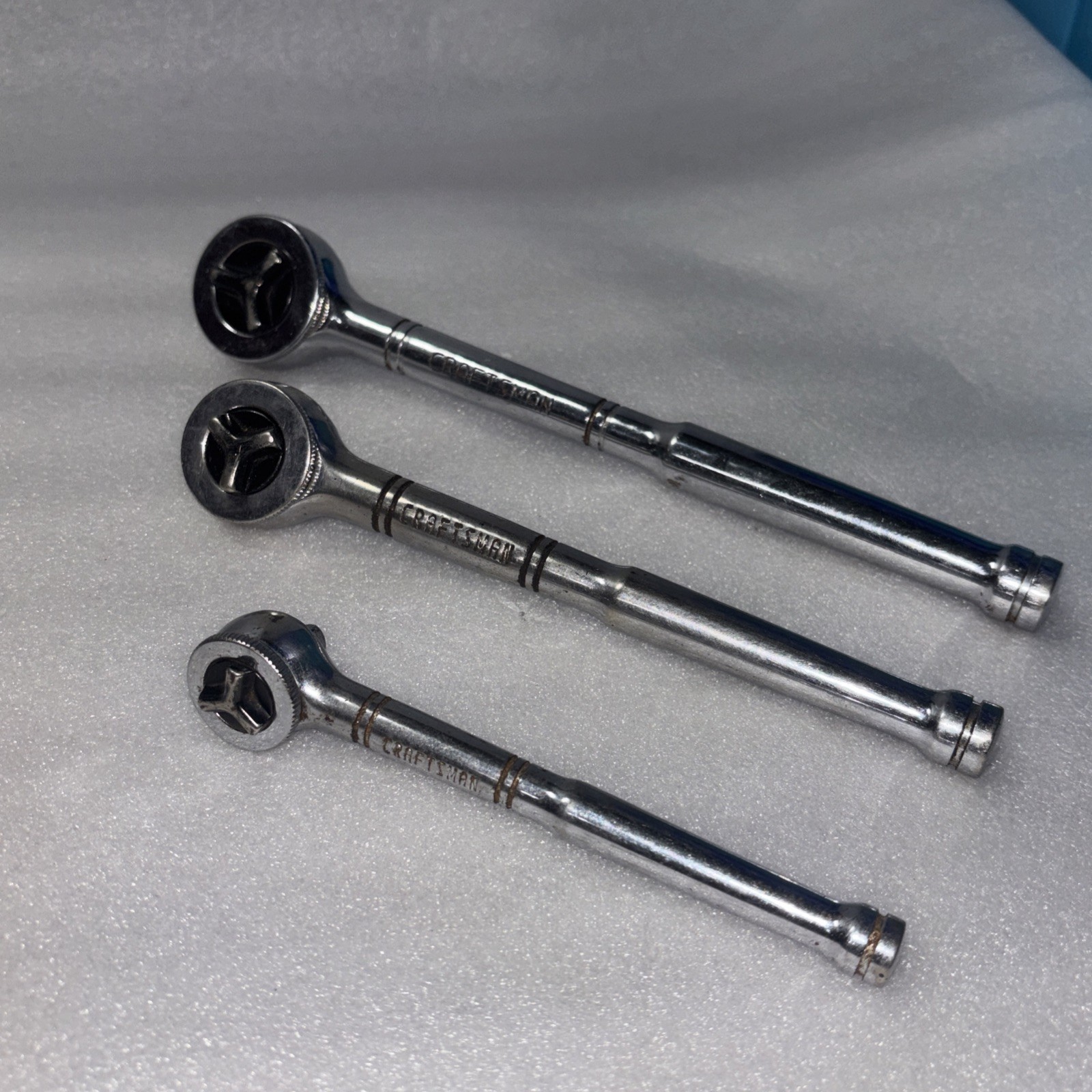 Craftsman Thumbwheel Tri-Wing Ratchet Set 1/4″ 3/8″ 1/2″ Drive 43795 43796 43797
