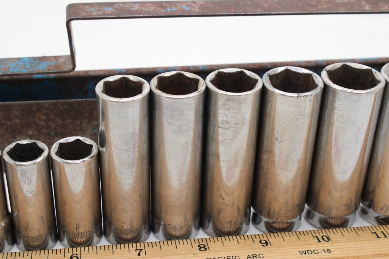 Matco BD6M6-BD23M6 6-23mm 3/8″ Drive 6 Point Metric Chrome Deep Socket Set USA