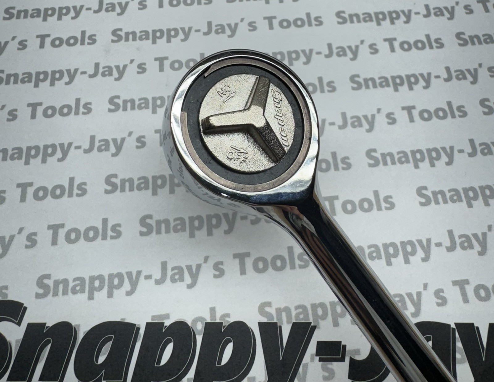 Snap-on Tools USA NEW 3/8″ Drive Chrome Handle Gearless Round Head Ratchet FZERO