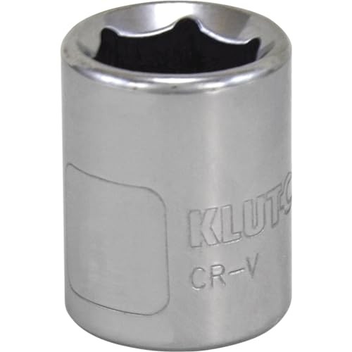 Klutch Socket, Metric, 16mm, 3/8in.-Drive, 6-Pt.