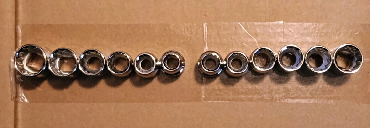 CHANNELLOCK 12 Piece SAE and METRIC 12 Point Standard Socket Set For 3/8″ Drive