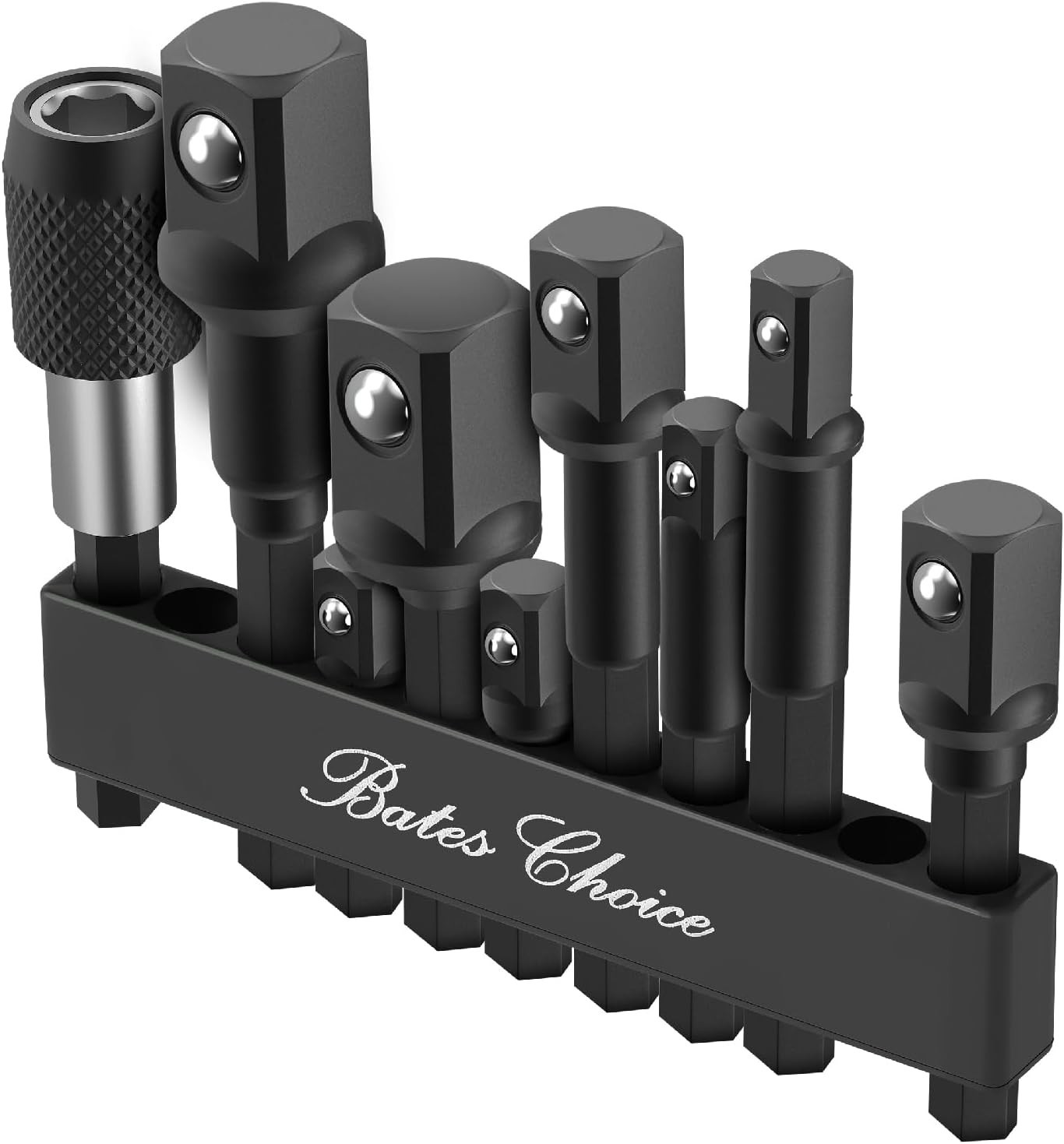 High Quality Bates Impact Socket Adapter Set 9 Piece for Drill and Impact Driver