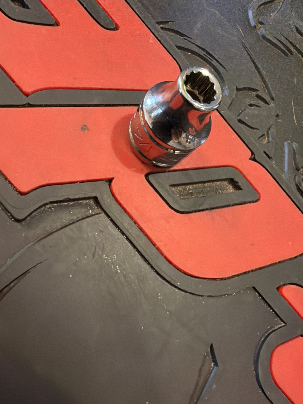 Snap on 1/4″ Shallow Socket 3/8″ Drive 12 Point F081 USA