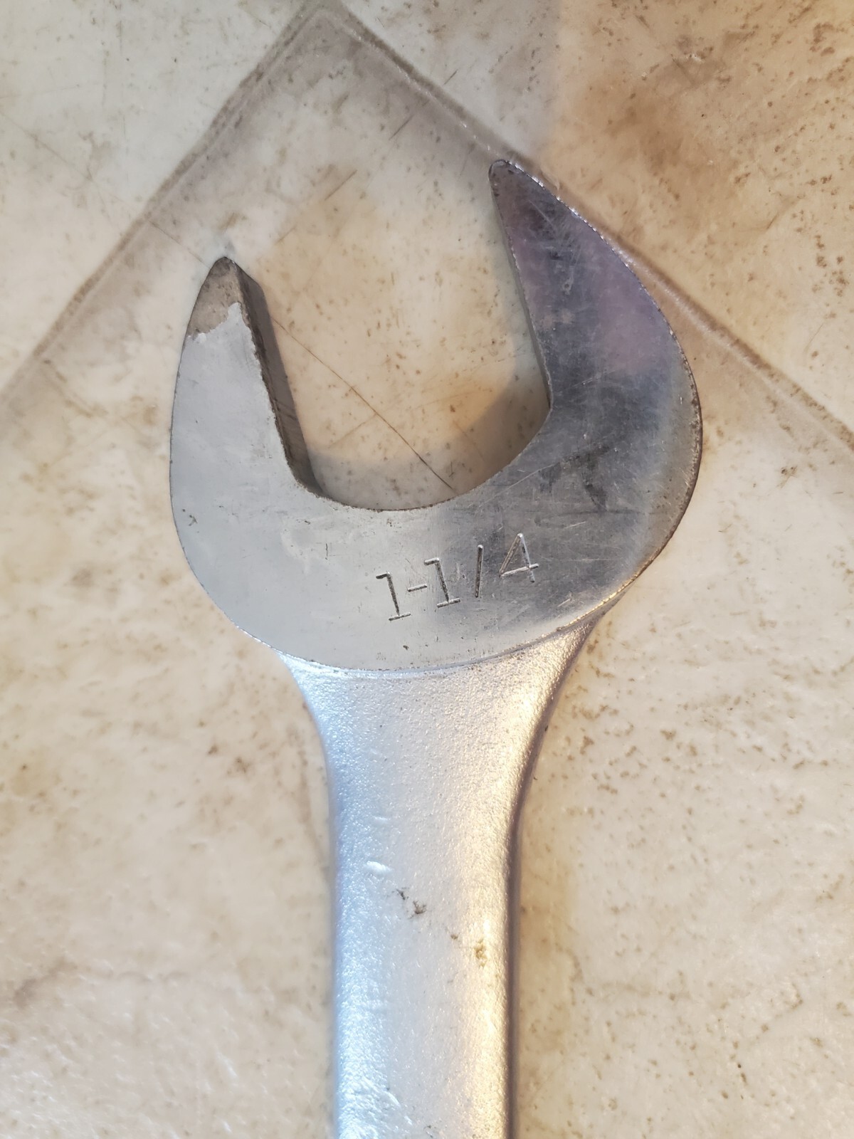 Craftsman 44708 1-1/4″ Combination Wrench. 12 Pt. Forged in USA