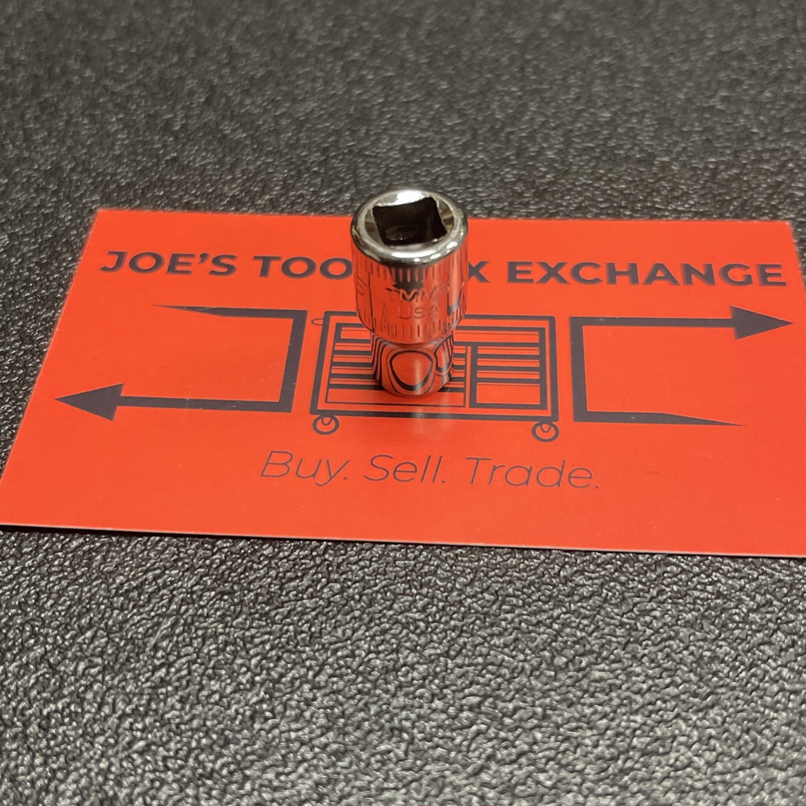 Snap On 1/4″ Drive 6MM 6PT Metric Shallow Chrome Socket USA TMM6