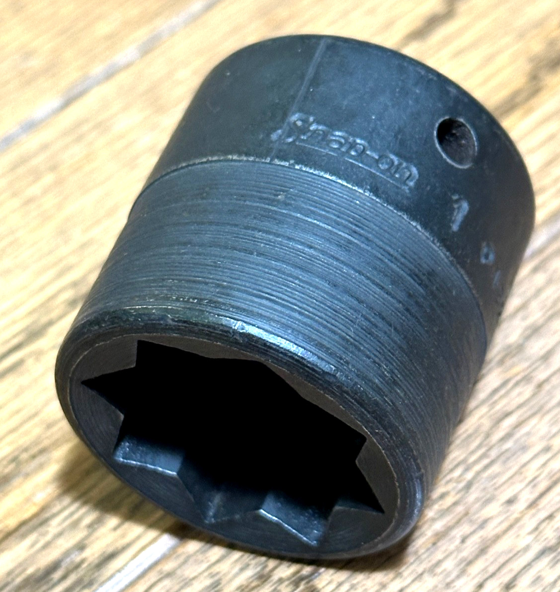 🇺🇸 Snap On Tools 1” SAE 8 Point Double SQUARE 1/2″ Drive IMPACT Power Socket