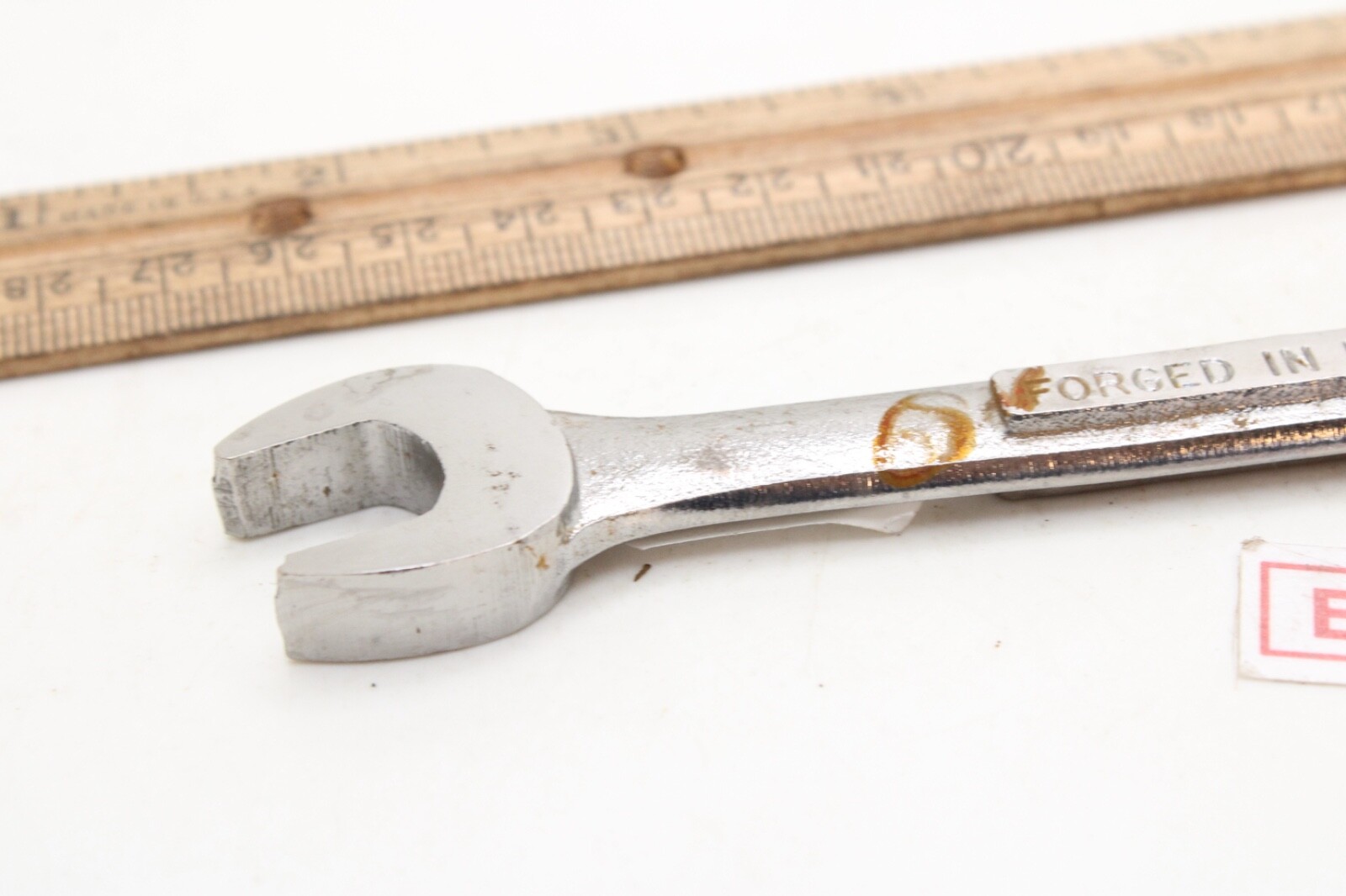 Craftsman VV- 44507 15mm x 13mm Metric Chrome Open End Wrench USA